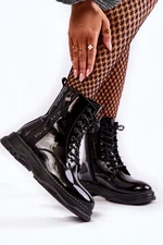 Lacquered shoes Glany Big Star KK274489 Black