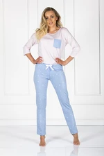 Monique pyjamas pink-blue pink-blue