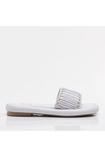 Hotiç White Women's Slippers & Sandals