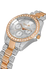 Polo Air Single Row Luxury Stone Women's Wristwatch Silver-copper Color