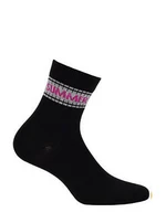 Gatta G44.01N Cottoline girls' socks patterned 33-38 black 358