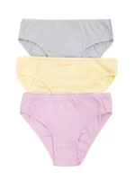 Women's cotton panties, set of 3.