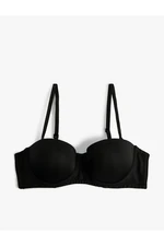 Koton Push Up Strapless Bra Underwire Padded Basic