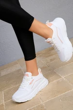 Soho White-Powder Women's Sneakers 18596