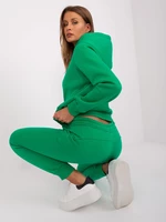 Green basic set with sweatshirt