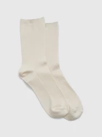 Krémové dámske ponožky Gap