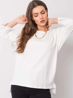 Women's ecru cotton blouse