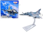 Dassault Mirage 2000B Fighter Plane Blue Camouflage with Missile Accessories "Wing" Series 1/72 Diecast Model by Panzerkampf