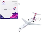 Boeing 717 Commercial Aircraft "Hawaiian Airlines" White with Pink and Purple Tail 1/400 Diecast Model Airplane by GeminiJets