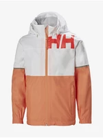 White-apricot girls' light jacket HELLY HANSEN - Girls