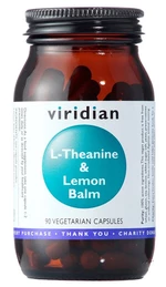 Viridian L-Theanine & Lemon Balm 90 kapslí