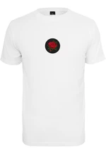 White T-shirt Rose Patch