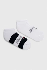 Ponožky Tommy Hilfiger 2-pak biela farba, 701227800