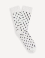 Svetlosivé vzorované ponožky Celio Gisoancre