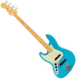 Fender American Professional II Jazz Bass MN LH Miami Blue Bajo de 4 cuerdas