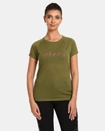 Dámské tričko z merino vlny Kilpi ZARJA-W Zelená