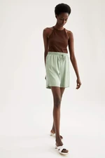 DEFACTO Relax Fit Tie Waist Mini Short