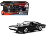 Doms Dodge Charger R/T Matt Black "Fast &amp; Furious" Movie 1/32 Diecast Model Car by Jada
