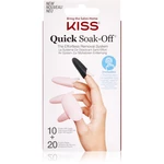KISS Quick Soak-Off Remover Caps sada na nechty 30 ks