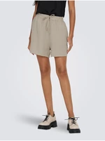 Beige women's shorts ONLY Thyra - Women