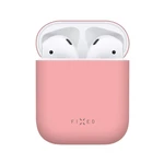 Ultratenké silikonové pouzdro FIXED Silky pro Apple Airpods, růžová