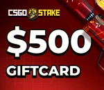 CSGOStake.com $500 Gift Card