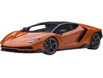 Lamborghini Centenario Arancio Argos / Pearl Orange with Carbon Top 1/18 Model Car by Autoart