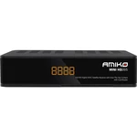 Satelitný prijímač Amiko MINI HD265 čierny satelitný prijímač • DVB-S2 • obraz až Full HD • UNI čítačka • 2× USB • HDMI • RJ-45 • S/PDIF • Wi-Fi Ready