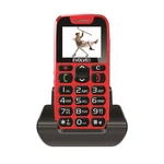 Mobilný telefón Evolveo EasyPhone EP-500 (EP-500-RED) červený tlačidlový telefón • 1,8 "uhlopriečka • farebný displej • 160 × 128 px • Dual SIM • NFC 