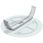 OBO Bettermann 2004634 veko s pružinami (Ø x h) 80 mm x 1 mm  25 ks