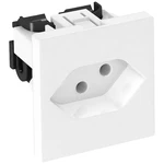OBO Bettermann 6117200 prístrojová vložka zásuvka (š x v x h) 45 x 45 x 39.5 mm 1 ks biela