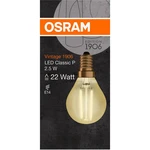 OSRAM 4058075290815 LED  En.trieda 2021 F (A - G) E14 kvapkový tvar 3 W teplá biela (Ø x d) 45.0 mm x 77.0 mm  1 ks