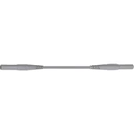Stäubli XMF-419 bezpečnostné meracie káble [lamelový zástrčka 4 mm - lamelový zástrčka 4 mm] 0.50 m sivá 1 ks