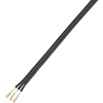 TRU COMPONENTS 1566990 opletenie / lanko  3 x 0.75 mm² čierna 10 m