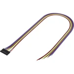 TRU COMPONENTS zásuvkový konektor s vodičmi  Počet pólov 10 Raster (rozteč): 2.54 mm 1244006 1 ks