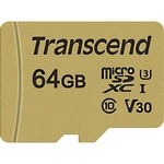 Transcend Premium 500S pamäťová karta micro SDXC 64 GB Class 10, UHS-I, UHS-Class 3, v30 Video Speed Class vr. SD adapté