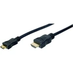 Digitus HDMI prepojovací kábel #####HDMI-A Stecker, #####HDMI-Mini-C Stecker 2.00 m čierna AK-330106-020-S pozlátené kon