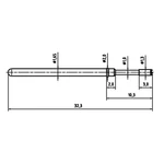 PTR 2021-C-1.5N-AU-1.3 presný testovací hrot
