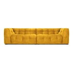 Žltá zamatová pohovka Windsor & Co Sofas Vesta, 280 cm