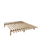 Rám postele z borovicového dreva Karup Design Pace Natural, 140 × 200 cm Rám postele z borovicového dreva Karup Design Pace Natural, 140 × 200 cm