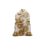 Látkový vak na bielizeň s prímesou bavlny Really Nice Things Bag Sunflower, výška 75 cm