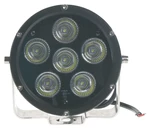 STUALARM LED světlo na pracovní stroje kulaté 12-24V ECE R112 bodový paprsek 4200Lm