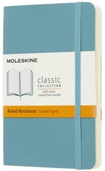 Moleskine - Zápisník měkký linkovaný modrozelený S