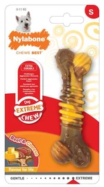 Nylabone Healthy Edibles Extreme Chew Texture Bone Steak&Cheese S