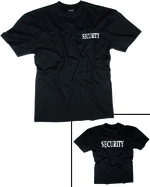 Bavlnené SECURITY tričko II Mil-Tec® - čierne (Veľkosť: L)