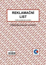 Reklamační list A5