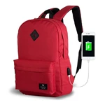 Červený batoh s USB portom My Valice SPECTA Smart Bag