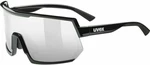 UVEX Sportstyle 235 Black/Silver Mirrored Okulary rowerowe