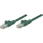 Intellinet 735322 RJ45 sieťové káble, prepojovacie káble CAT 6 S/FTP 1.00 m zelená pozlátené kontakty 1 ks