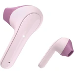 Hama Freedom Light Bluetooth Hi-Fi štupľové slúchadlá do uší Headset, dotykové ovládanie ružová